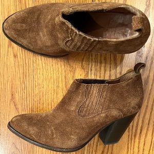 Frye Western Shootie Boots, Brown